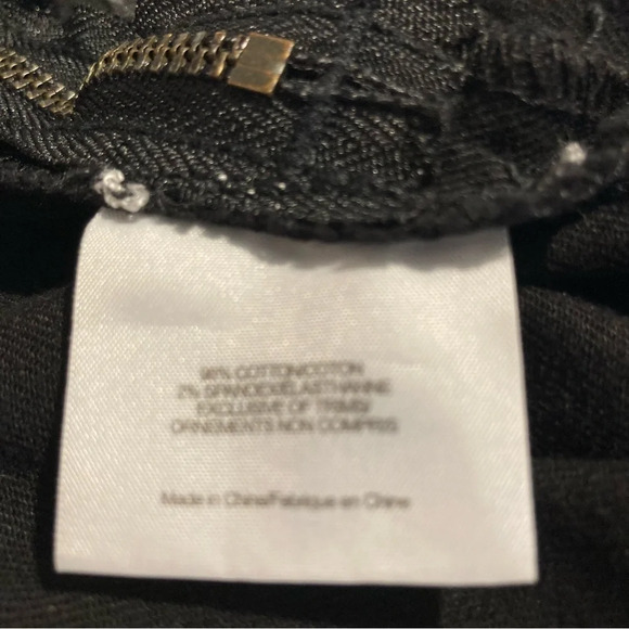 TORY BURCH Sz 32 Super Skinny Zipper at Hem Snap Back Pockets  Jeggings Pants - Picture 12 of 13